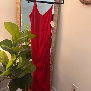 Showpo Red Lucky Day Maxi Dress